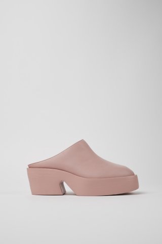 Camper Billie - Rosa Lederclogs für Damen Camper Billie - Rosa Lederclogs für Damen