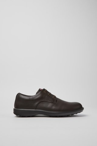 Camper Atom Work - Brauner Herrenschuh aus Leder. Camper Atom Work - Brauner Herrenschuh aus Leder.