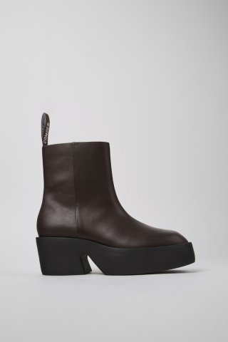 Camper Billie - Brauner Damenstiefel aus Leder Camper Billie - Brauner Damenstiefel aus Leder