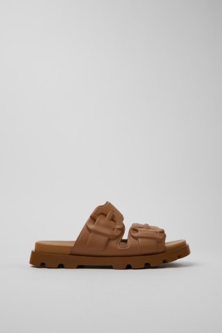 Camper Brutus Sandal - Braune Herrensandale aus Synthetik. Camper Brutus Sandal - Braune Herrensandale aus Synthetik.