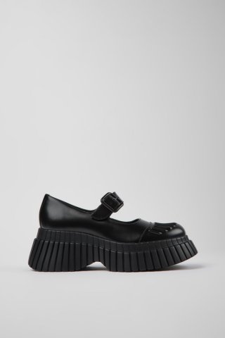 Camper BCN - Schwarzer Damenschuh aus Leder. Camper BCN - Schwarzer Damenschuh aus Leder.