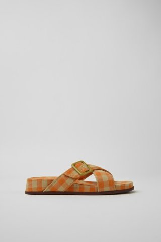 Camper Atonik - Damensandale in Orange und Beige Camper Atonik - Damensandale in Orange und Beige